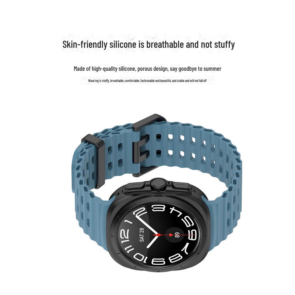 Breathable Silicone Strap for Samsung Galaxy Watch Ultra