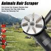 Ξύστρες Τριχών Αγροτικών Ζώων Ανοξείδωτο Εργαλείο Αφαίρεσης Τριχών Δίσκος Χοίροι Βοοειδή Πρόβατα Άλογα Εργαλείο Αφαίρεσης Τριχών