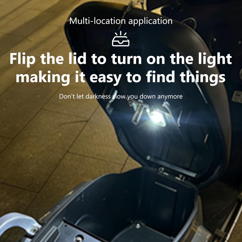 SEAMETAL Moto Voiture Voiture Lampe à Induction Lampe à Capteur Tactile Lumière de Coffre Lampe de Lecture