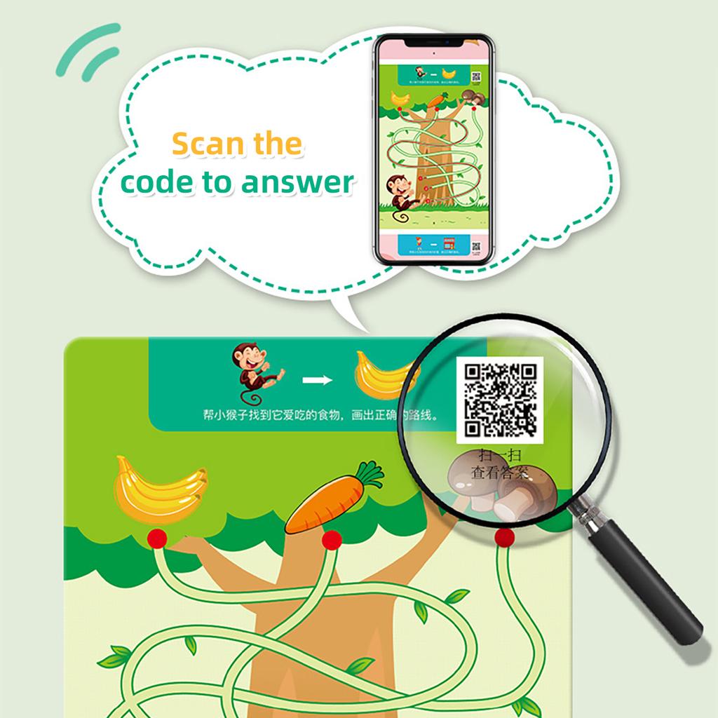 15/32 Sheets Reusable Maze Cards for Kids 3 Beginner Level Kids Activity Busy Amazing Mazes Books with Pens Chidren Puzzles Fine