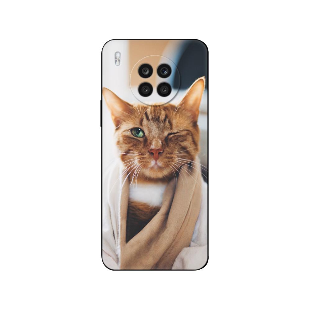 For Honor 50 Lite Case 6.67inch Silicon Back Cover Phone Case For Huawei Honor 50 Lite Case Bumper 50Lite Light Black Tpu Case