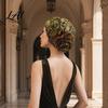 Soft Lace Turban Hat Hollow Design Headwrap with 3D Flower Decoration Spring Summer Hat High Elastic Fit Cap for Retro Style Headwear