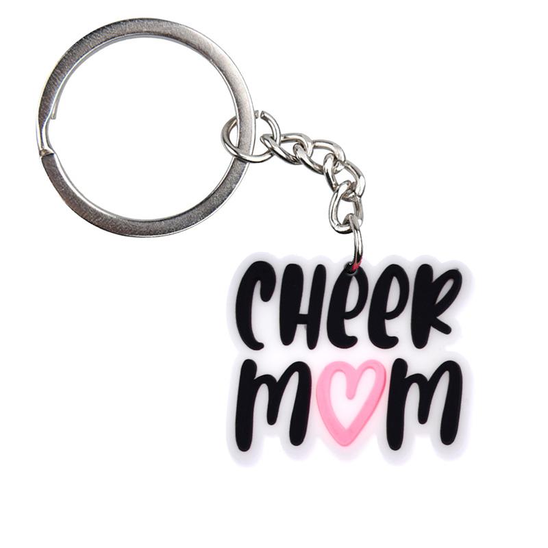 1 Piece New Fashion Keychain Cheerleaders cheering Trumpet Pendants Women Men Jewelry Car Key Chain Souvenir For Gift