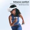 Kompatibel mit Oculus Quest 2 Zubehör Verstellbarer Kopfriemen Ersatz für erhöhten Komfort Unterstützung und Immersion beim Spielen