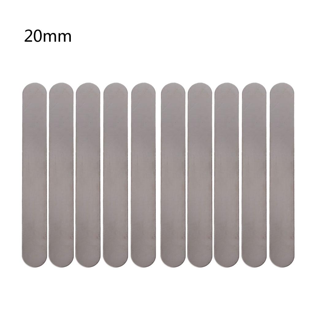 10Pcs/set Bracelet Bending Rod Jewelry Tool for Stamping Bangle 5/10/15/20mm Jewelry Making Supplies for Project