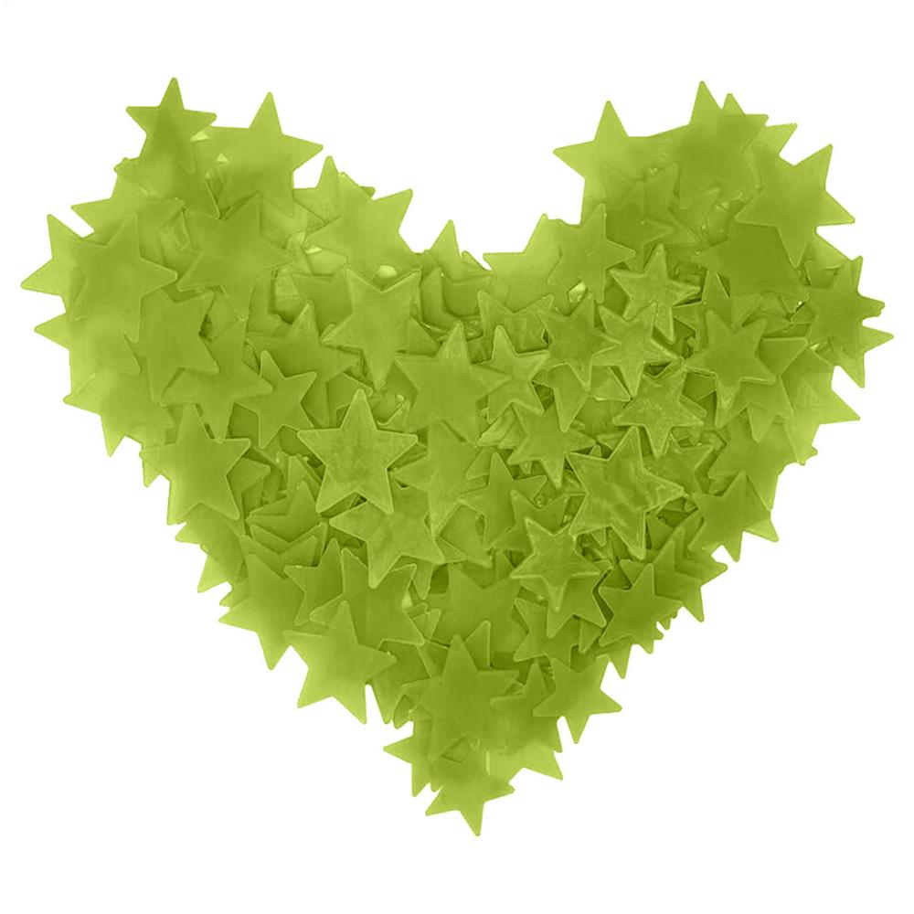 

Звезды Светящиеся Наклейки Светящиеся В Темноте Ночью Флуоресцентные Наклейки На Стену Для Детской Комнаты Потолок Дом Фестиваль Вечеринка Украшение флуоресцентный зеленый