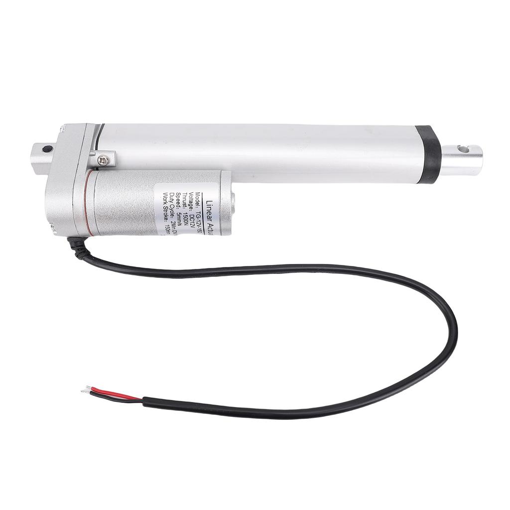 DC 12V Linear Actuator Heavy Duty 5mm s 6 Inch 1500N 337lbs Stroke Electric Actuator for RV Trailer Electric Door