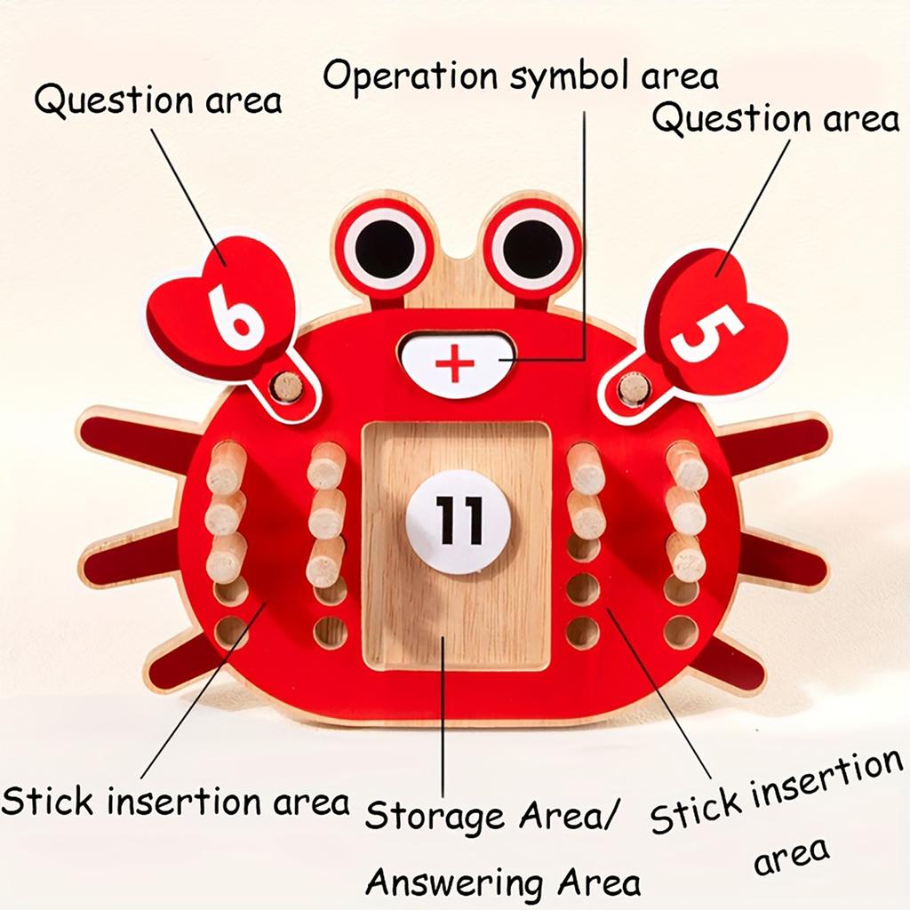 A Disk For Addition And Subtraction, A Crab For Number Operations, Learning With Numbers