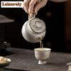 160ML Inkt Schilderen Zhiye Roosteren Bloem Mond Theepot Japanse Thee Infuser Pot Thee Zetketel Met Bolgat Cha Geschenk Ambacht