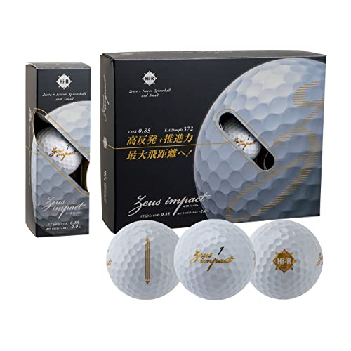 

Kasco Casco Zeus Impact 3 Golf Ball, White