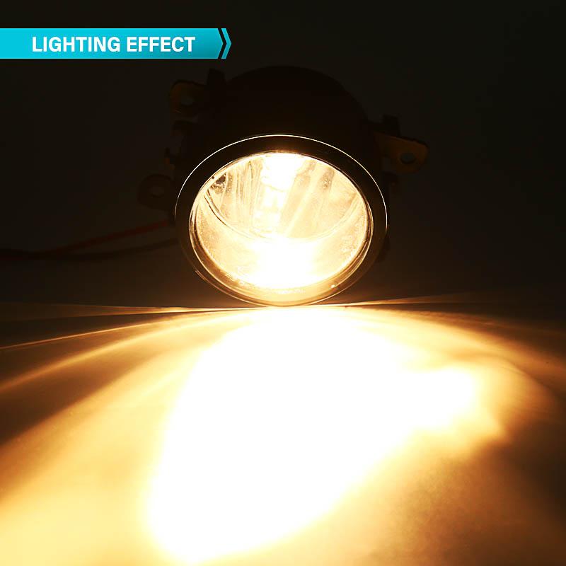 Car Fog Lights For Mitsubishi Pajero 3 2007 2008 2009 2010 V73 V97 Front Bumper Chrome Painting Cover