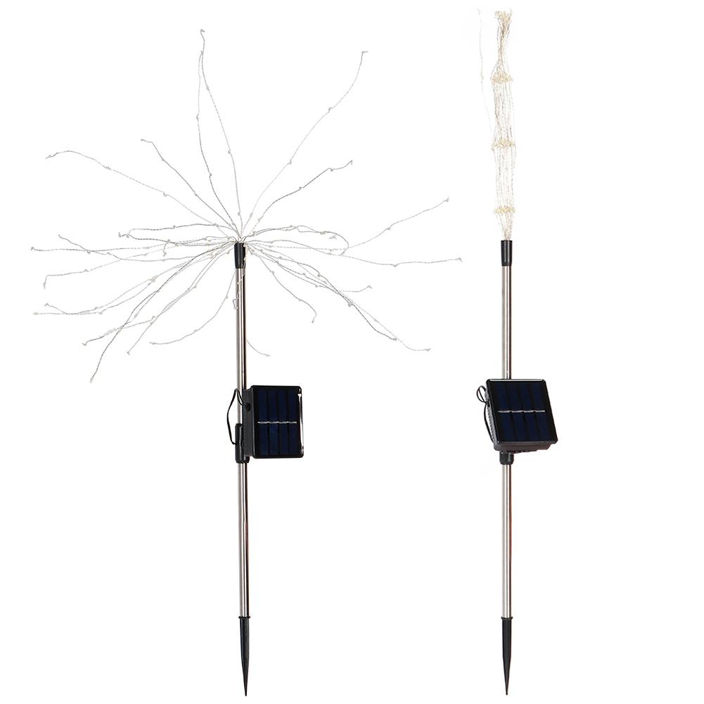 2Pcs Set Outdoor Solar Garden Decorative Lights Lawn Lights Holiday Lighting