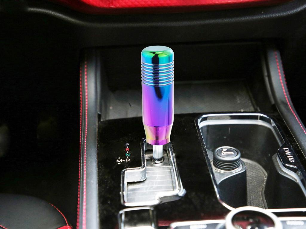 Abfer Schaltknauf Aluminiumlegierung Auto Schalthebelkopf Ersatz Auto Manuell Fahrzeug Universal Autozubehör Innenraum (Mehrfarbig)