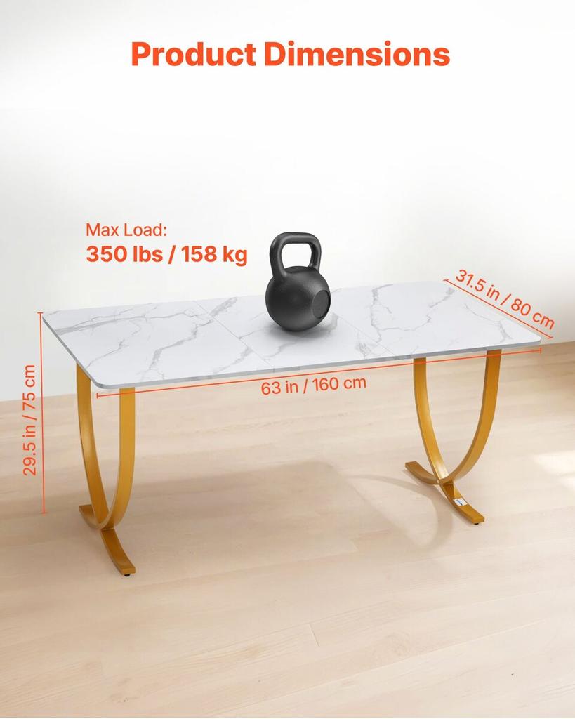 Chefbürotisch, 160 cm B x 80 cm T Großer Schreibtisch, Moderner Computertisch Konferenzbesprechungstisch, Büromöbel Vergrößerte Tischplatte für