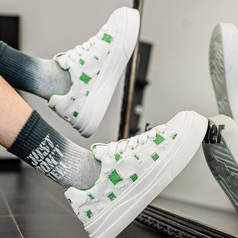 Fashion Shoes for Men Fashion Simple Shoes Comfortable Breathable Mens Shoe Personalized Versatile Trend Sports and Leisure Board Shoes