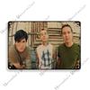 Blink-182 Retro Band Metallskylt, Musikgrupp Affisch 30x20cm