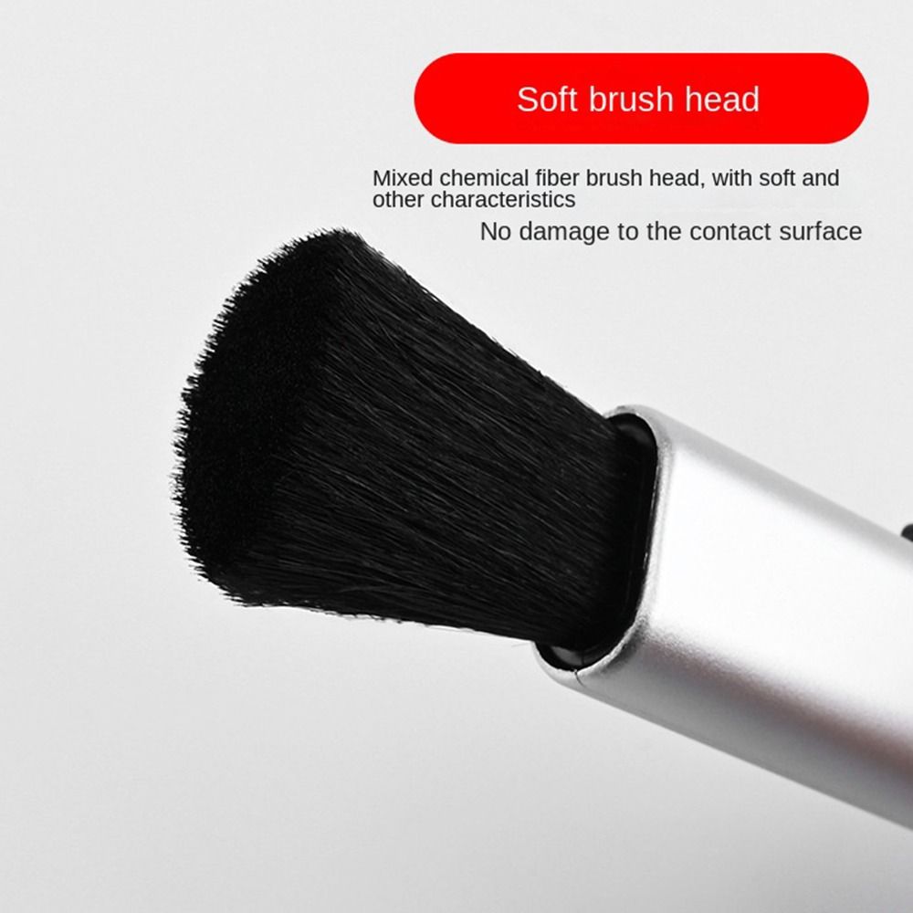 Black/Silver Computer Cleaning Brush Vent Brush Household Dust Cleaner Air Outlet Cleaning Tools