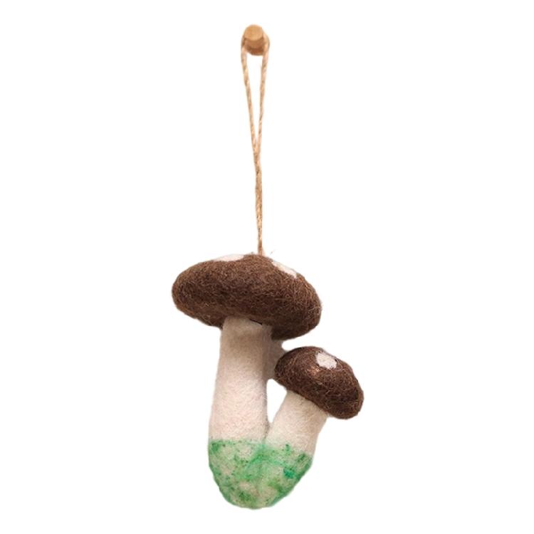 Adorable Mushroom Shape Cartoon Phone Charm Keychain Pendant Fashion Phone Pendant for Students Youthful Women Present