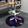 1pc Spider Web Hearts Office Round Area Rug, Indoor Mat Suitable ForOffice, Under Office Chairs Bedroom Living Room Home Decor, Room Decot106