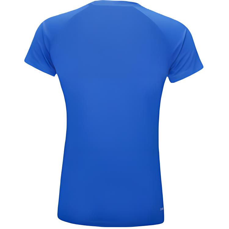 Li-Ning V-Neck Quick-Dry Breathable Short Sleeve T-Shirt Women Tops Blue AAYU234-4