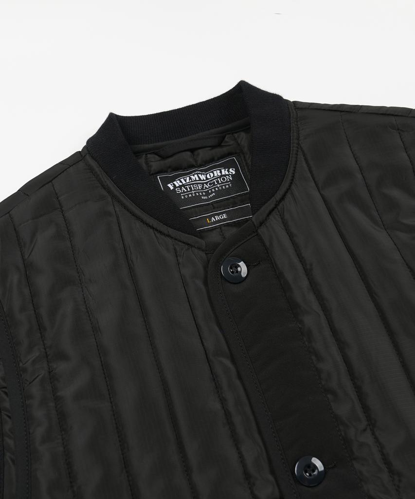 Frizmworks Stripe Quilted Mil Liner Vest _ Black
