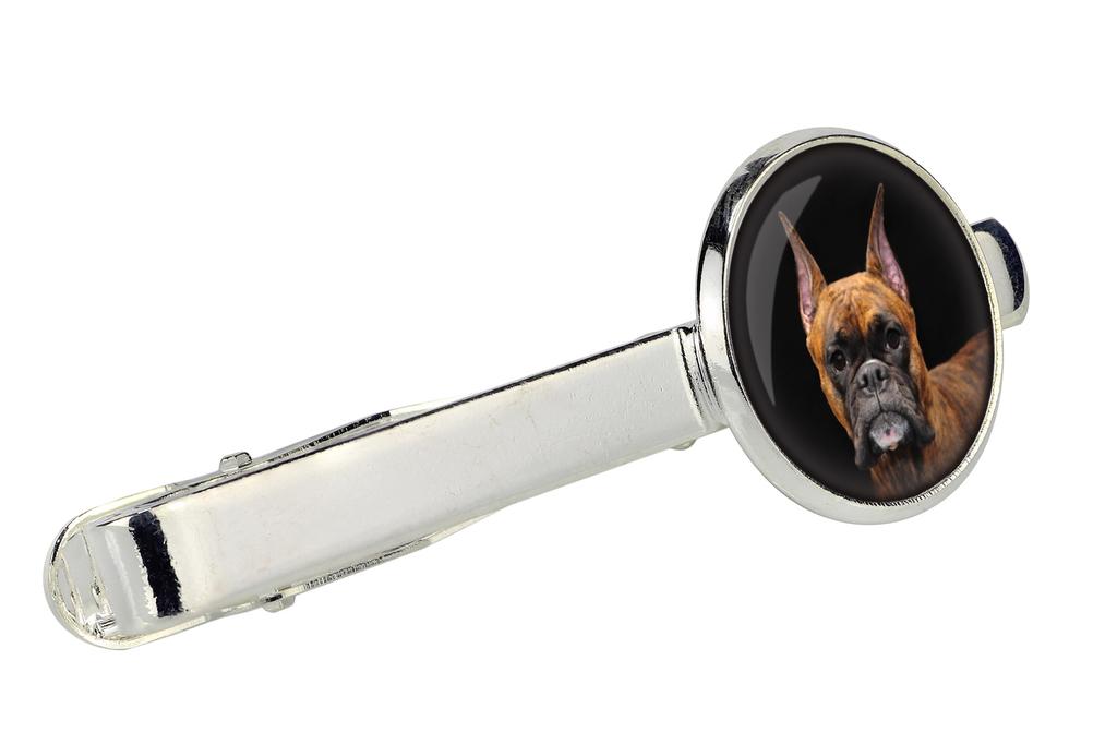 Boxer, German Boxer III - cufflinks and tie with your photo, a suit decoration, men's jewelry from the Art-Dog brand.