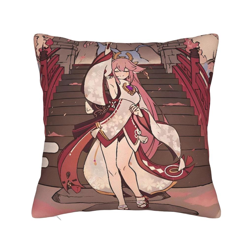 Genshin Impact Klee Pillow Case Comfy Pillow Cover Fashion Pillowcases For Chair Sofa Home Decor