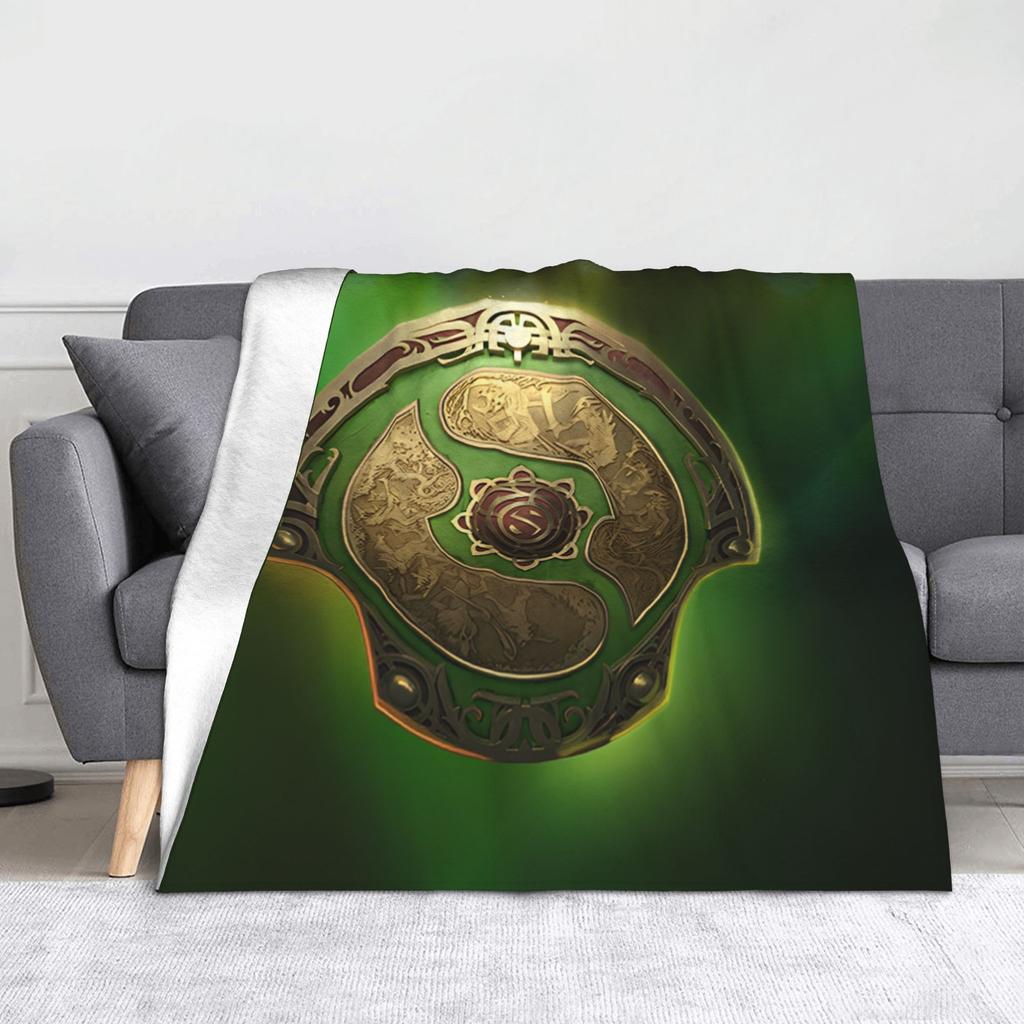 Dota Game Knitted Blanket  Fuzzy Throw Blanket Bed Sofa Decoration Ultra-Soft Warm Bedspreads