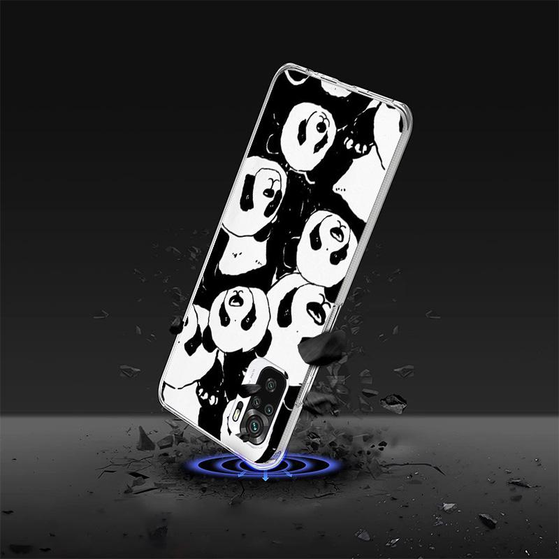 Cartoon Cute Panda Bear Phnoe Case for Phnoe Case for Xiaomi Redmi Note 15 14 14S 13 Pro Plus 12 12S 11S 11E 10S 10 11T 5G Uniqu