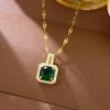 Women's Super Sparkle Zircon Rhinestone Necklace: Colorful High-End Fashion Clavicle Chain