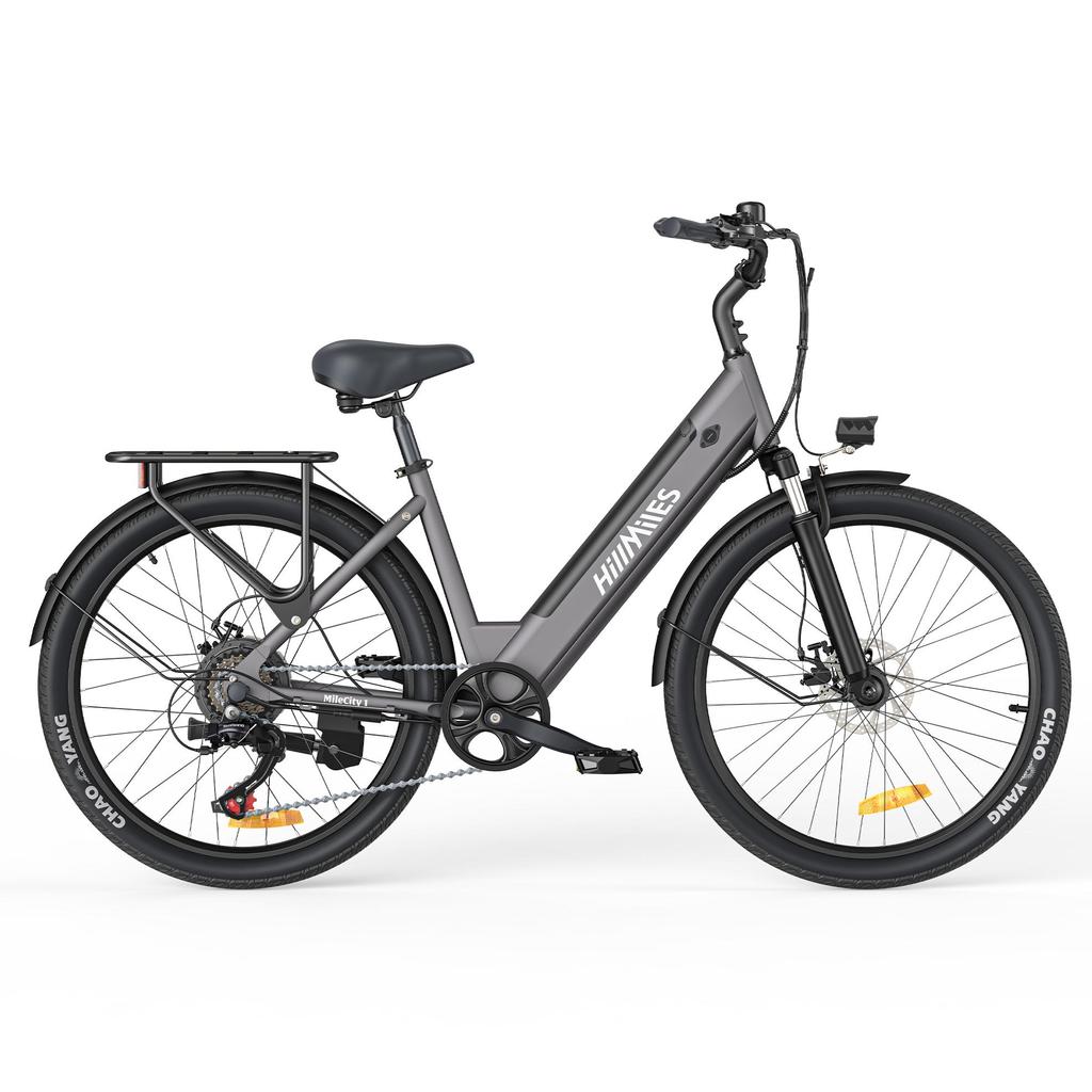 Hillmiles MileCity 1 Urbanes Pendel-E-Bike 250W Motor 36V13Ah Akku Elektrofahrrad 26 Zoll Reifen Damen City Elektrofahrrad
