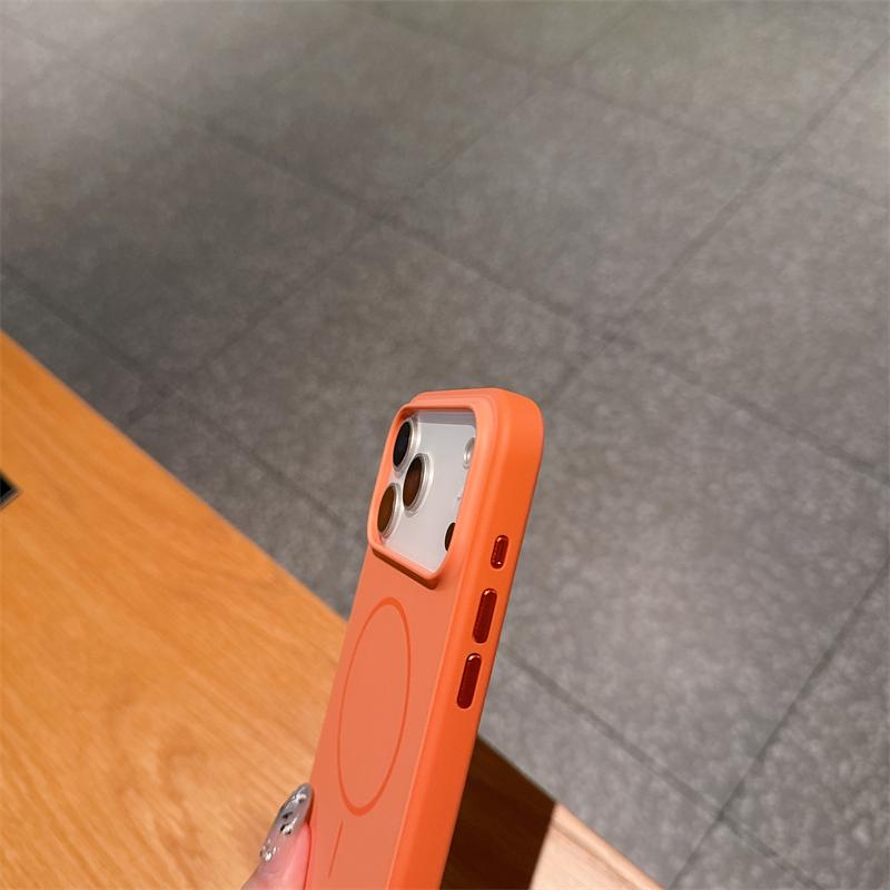 For Magsafe Magnetic Wireless Charge Phone Case for IPhone 17 Air 17 17 Pro 17 Pro Max Matte TPU+PC Shockproof Hard Cover