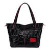 Qian Dian Women's Genuine Leather Tote: 2025 New Fashion Large Cowhide Shoulder and Crossbody Bag.