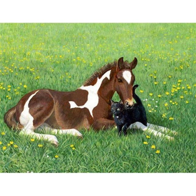 5D Diamond Painting Sea Landscape Tree Flower Diamond Embroidery Round Drill Spring DIY Cross Stitch