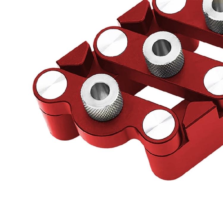 Woodworking Alignment Jig SelfCentering Woodworking Dowel Gauge Durability Aluminum Alloy Construction 3 Drill Size