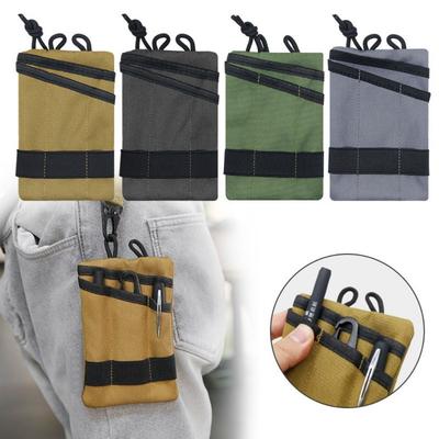 Compact Card Key Pouch Lightweight Tool Organizers Bag Portable Mini EDC Tool Bag  Mountaineering