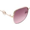 Dune London Gilded Metal Frame Sunglasses