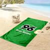 Hannover 96 Custom Name Print Beach Towel, Large Soft Quick Dry Towel for Beach Camping Swimming