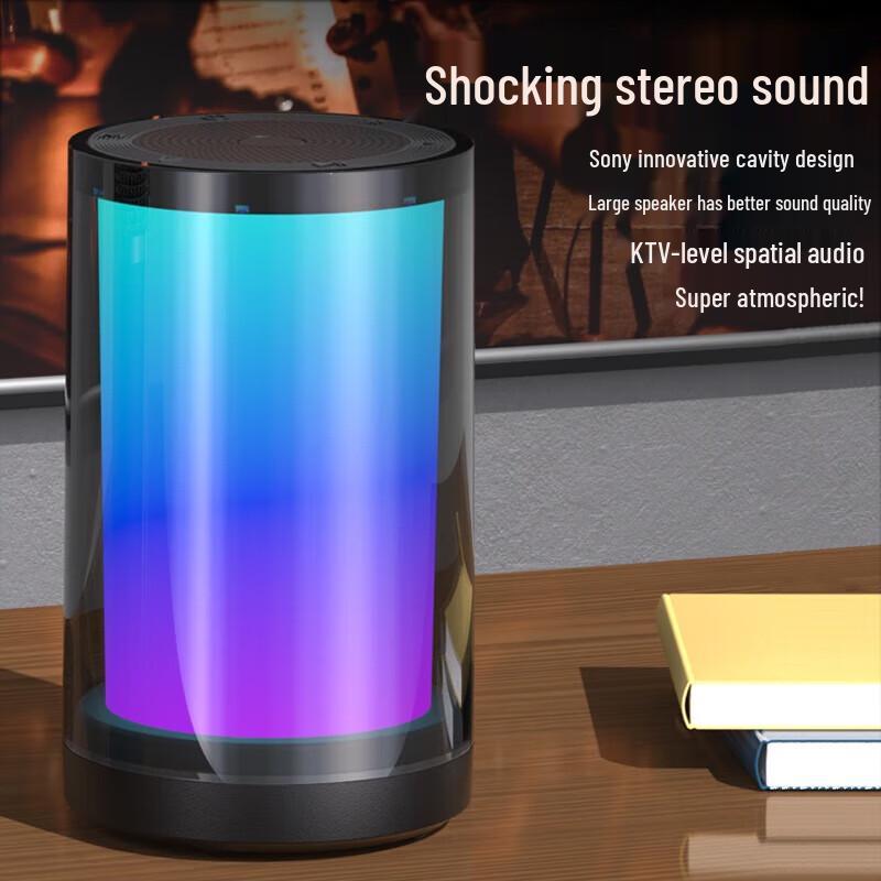 Soli AI K35 Bluetooth Speaker with Xiaodu Voice & RGB Lights