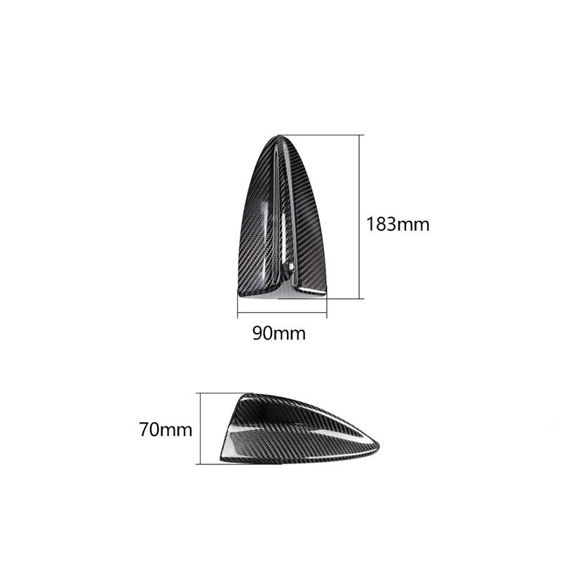 For BMW E90 E92 E93 3 Series 2005-2012 Real Carbon Fiber Antenna Shark Apply To BMW Finten Antenna Cover Car Interior