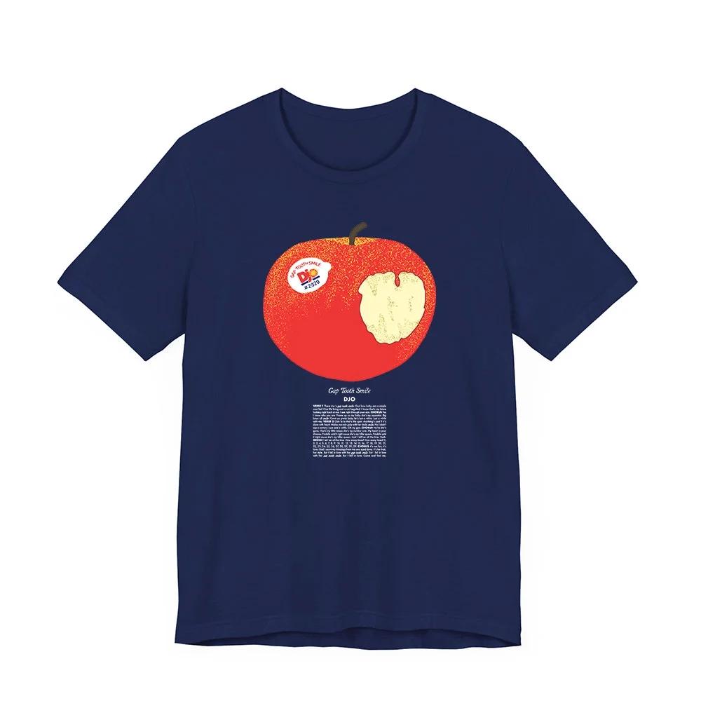 

Djo Merch Apple Tshirt Fashion Unisex Unisex Women Short Sleeve Casual Tee 4XL