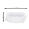 6.19'' Rectangular/Round Exhaust Hose Connector Tube Connector Air Hood Baffle Plate Mobile Air Conditioning Accessories