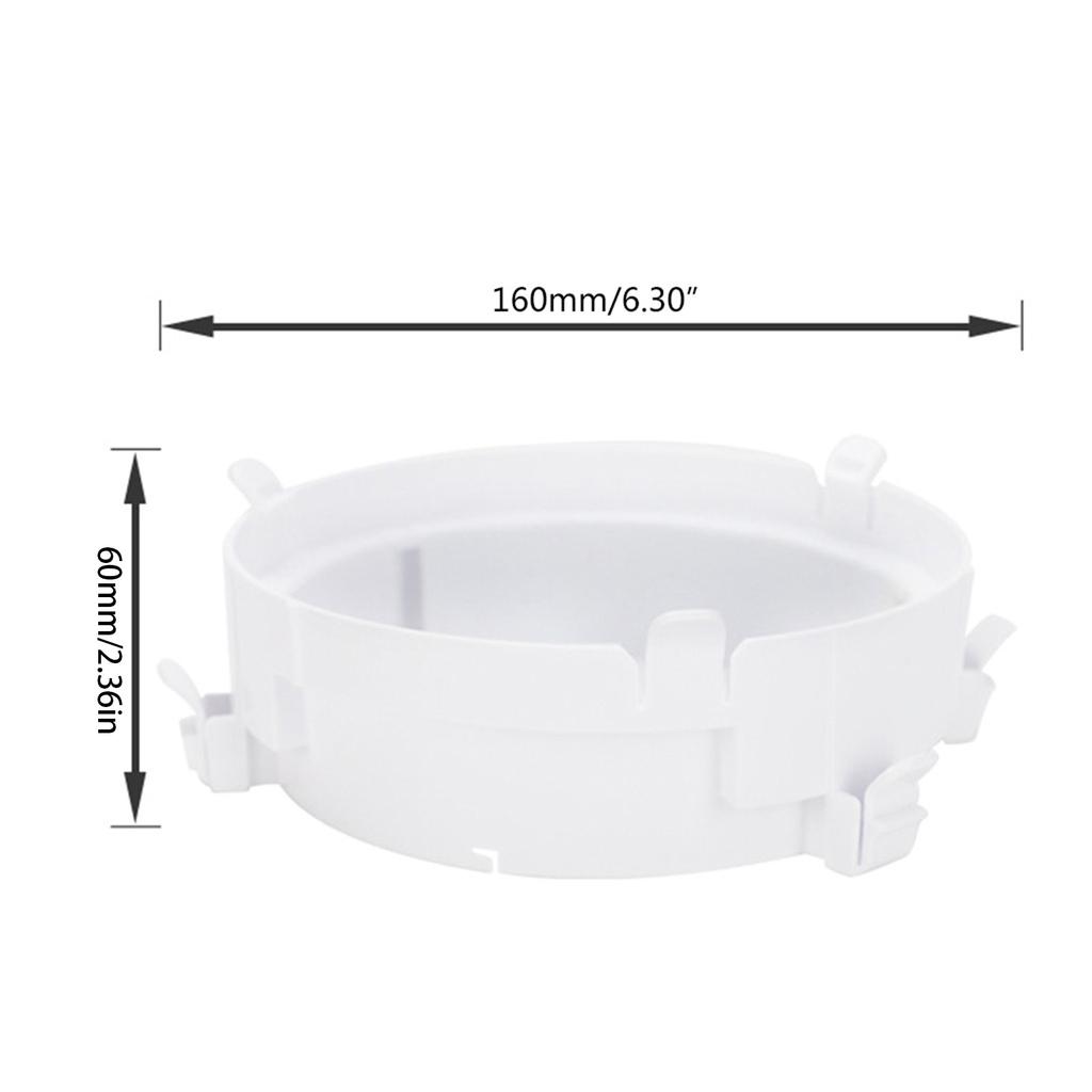 6.19'' Rectangular/Round Exhaust Hose Connector Tube Connector Air Hood Baffle Plate Mobile Air Conditioning Accessories