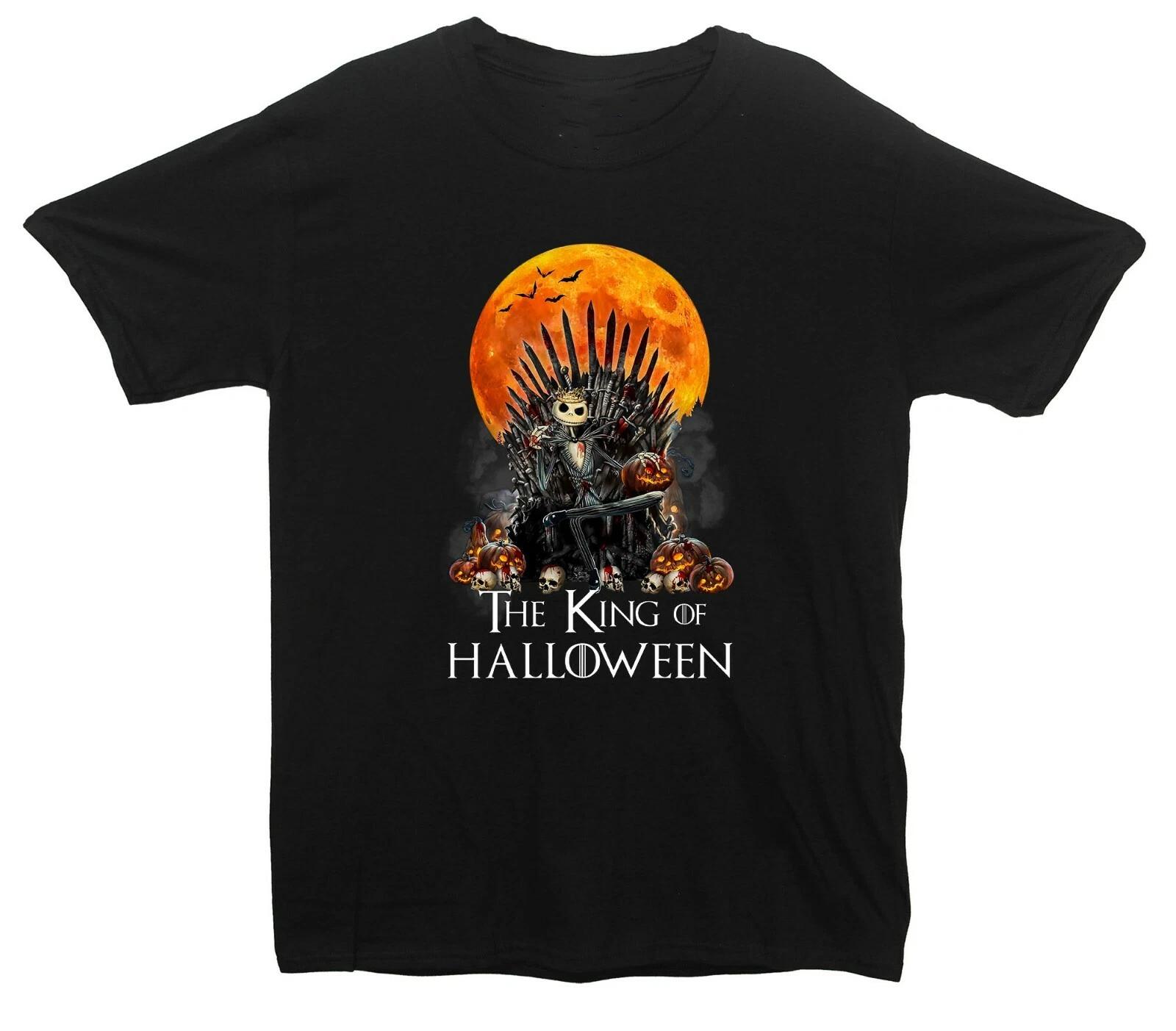 The King Of Halloween Printed T-Shirt (Nightmare Before Christmas Inspired) 3XL