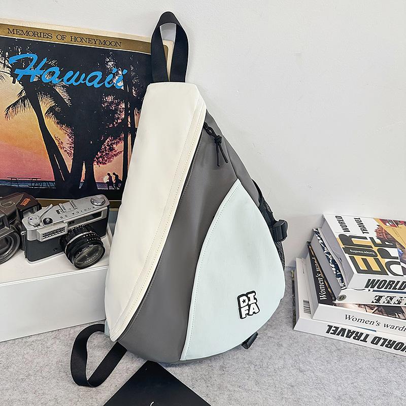 Female Junior High School Students Make Up Bag Shoulder Bag College Students Riding Chest Bag Tide Bow and Arrow Bag