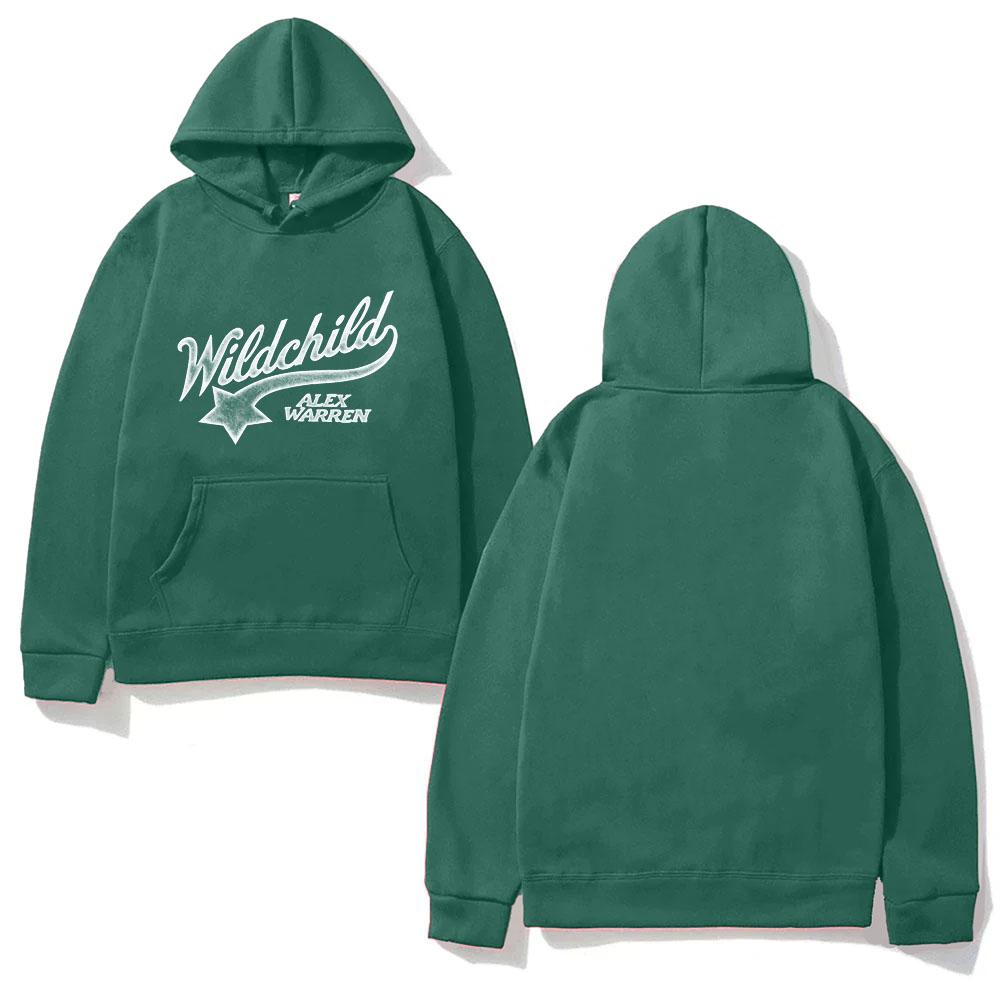 Alex Warren 2026 Nuovo Album WILDCHILD Felpa con Stampa Unisex per Autunno Inverno con Cappuccio Comoda Felpa con Cappuccio