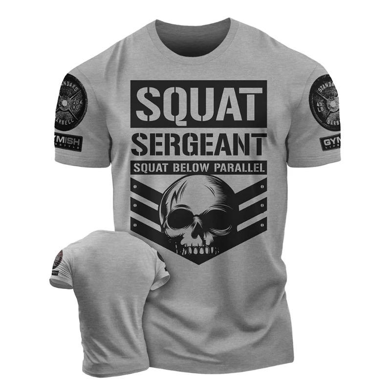 Fashionable summer men's letter printed comfortable and breathable round neck T-shirt outdoor casual top