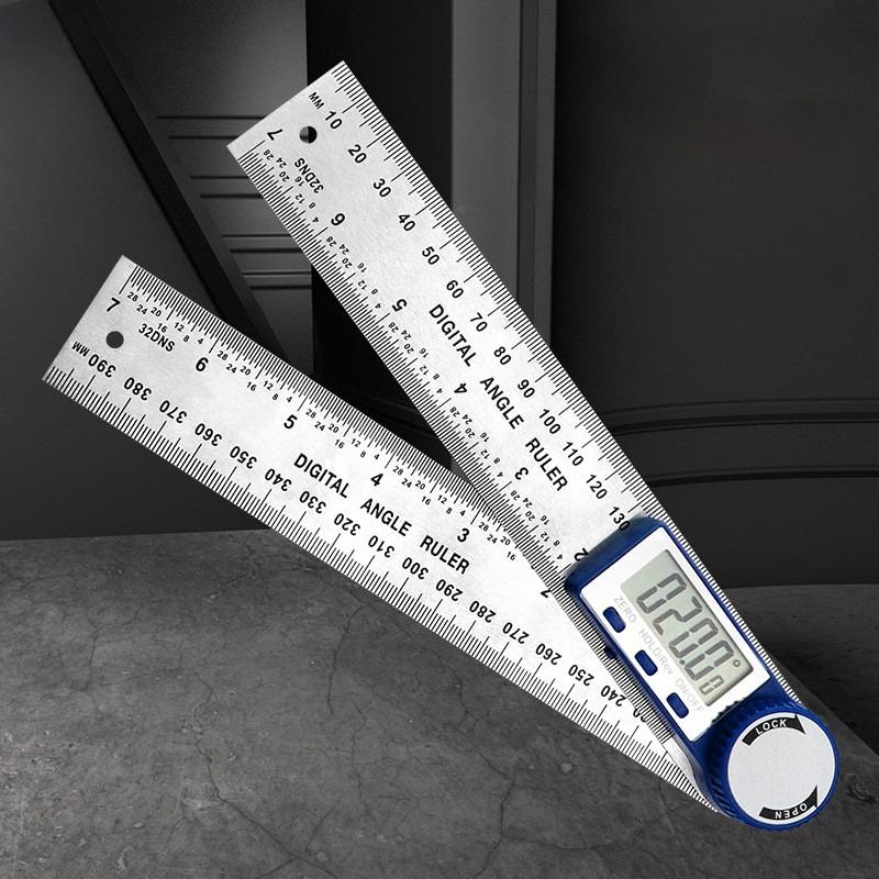 New Digital Angle Finder Protractor Multi-purpose Ruler Protractor Woodworking Construction Angle Ruler Portable Gauging Tools