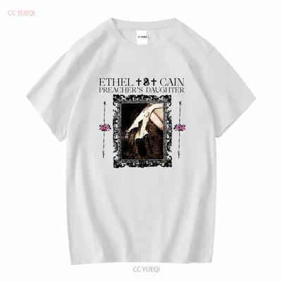 Ethel Cain Sänger PreachersDaughter Tour T-Shirt Groß heiß vintage Gewaschen streetwear Bequem Mode Vielseitig Atmungsaktiv
