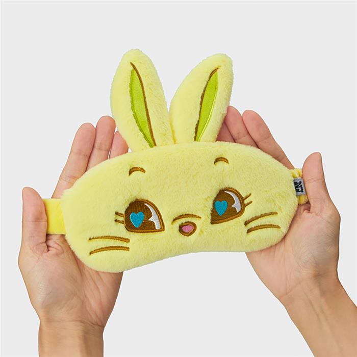 TOKKI Plüsch Schlaf-Augenmaske (GELB) von LINE FRIENDS
